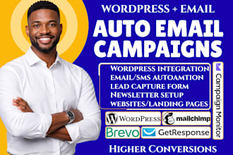 connect wordpress forms website to mailchimp brevo getresponse email automation