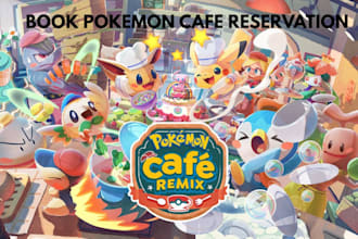 secure reservation pokemon cafe for pokepark kanto kirby cafe in japan