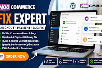 fix woocommerce errors bugs checkout and payment issues fast
