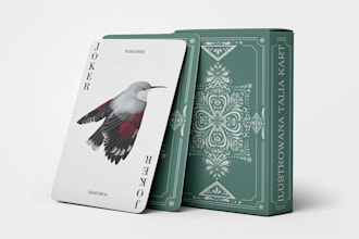 design custom 54 playing decks, poker decks, playing card, printable card design