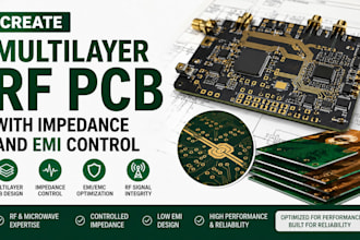 create multilayer rf pcb with impedance and emi control