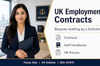 draft your compliant UK employment contract and staff handbook
