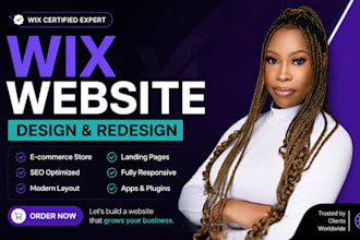 wix website redesign wix website redesign build  wix website design development