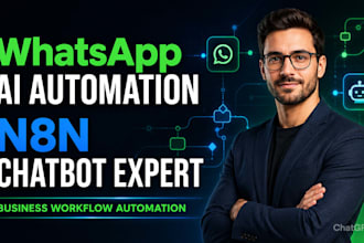 build whatsapp auto reply bot n8n ai automation whatsapp automation ai chatbot