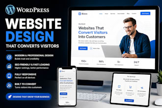 wordpress website design that converts visitors