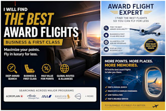 find the best  award flights using points and miles