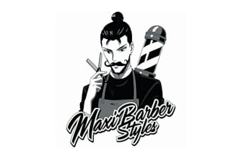 design custom conservative barber salon logo
