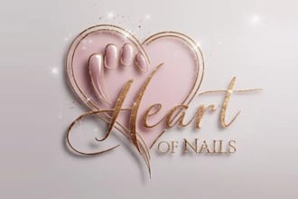 design professional memorable nail technician logo