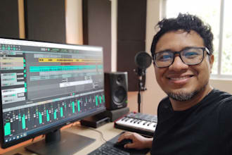 write original music, use ai mockups, and pro master it