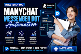 teach you manychat messenger bot