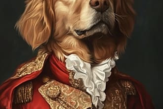 portrait drawing, pet drawing and caricature