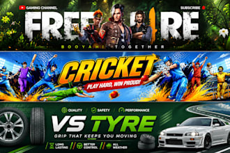 design modern billboard banner and business advertisement