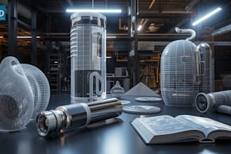 create 3d printable cad model stl file for 3d printing
