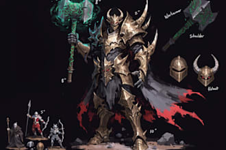 paint your warhammer, dnd and other miniatures