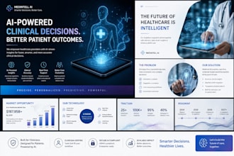 create healthcare ai pitch deck clinical decision pitch deck patient care deck