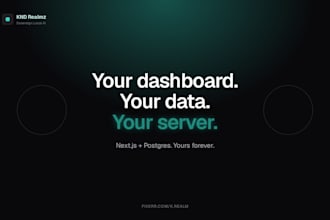 build you a private analytics dashboard that is self hosted