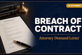 draft an aggressive US breach of contract demand letter