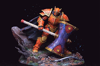 paint your warhammer, fantasy or scifi minis
