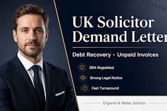 draft a powerful UK solicitor demand letter for debt recovery