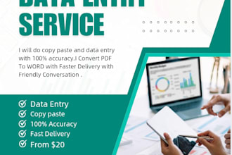 do copy paste and data entry