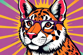 paint custom animal pop art artwork for your beloved pets
