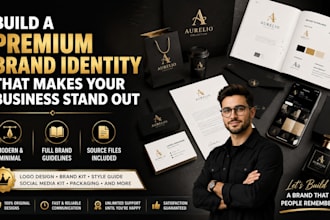design logo branding kit banner brand consultant coaching minimal identity wrap
