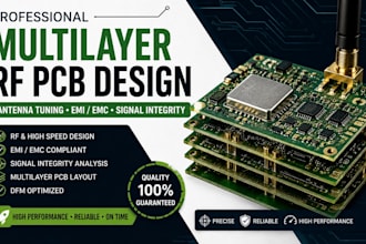 design multilayer rf pcb with antenna tuning emi  emc and signal integrity