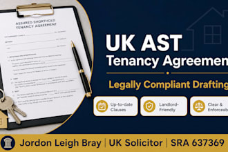 write a legally binding UK assured shorthold tenancy agreement ast