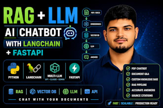 build ai chatbot using rag, llm and fastapi