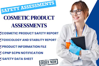 provide cosmetic safety assessment toxicology report for eu and uk compliance