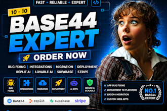 base44 expert base44 app integration replit ai base44 bug fixing base44 supabase