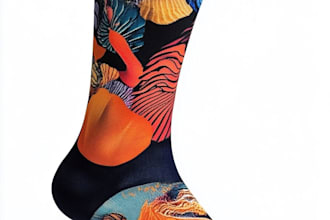 design custom and unique socks design