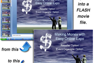 convert any PowerPoint into a FLASH movie