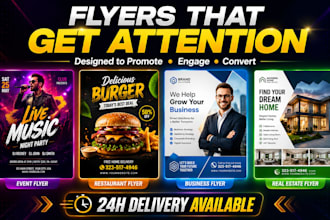 design promotional flyers for your business