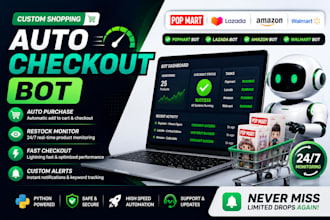do lazada auto checkout bot, auto monitoring pokemon bot checkout bot buying bot
