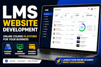 build lms website and online course platform for your business