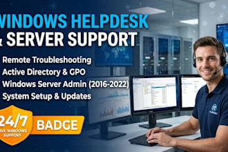 do windows helpdesk support globally