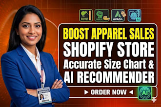 setup kiwi size chart ai size recommender avada hulk shopify store website