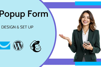 sign up, popup form in wordpress