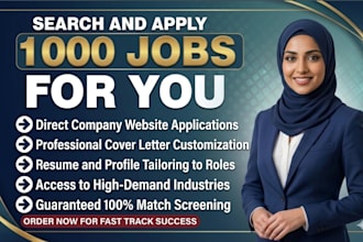 be your dedicated job hunter to search and apply for jobs
