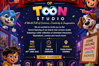 create 3d posters and flyers using uxui designs