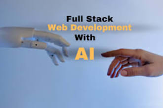 do ai website development, ai mobile app, ai chatbot as full stack web developer