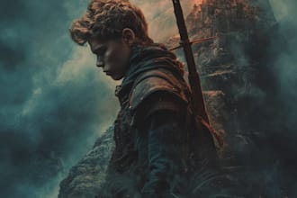 fantasy book cover design or fantasy book cover