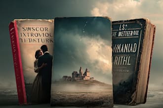design erotica romance book cover or ebook cover