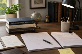 write and summarize history and educational content