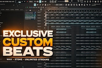 make a custom trap underground rnb beat for you