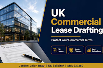 draft your highly secure UK commercial property lease agreement