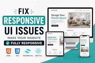 fix responsive problem of your websites interface
