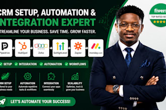 setup pipedrive hubspot zoho gohighlevel zapier integration monday automation