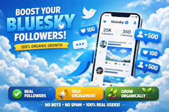 do ideal bluesky promotion for blue sky organic followers growth